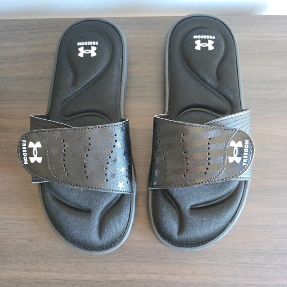 Women's Under Armour UA Ignite Slide Comfort Slide Sandal Memory Foam Size 8 - Picture 1 of 3